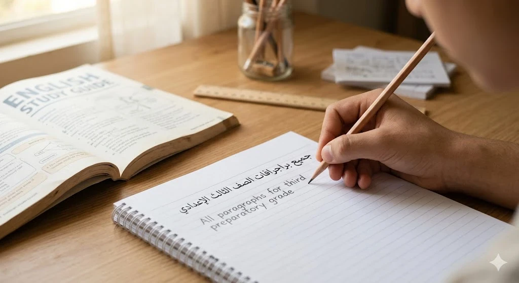 image about جميع براجرافات الصف الثالث الإعدادي مترجمة