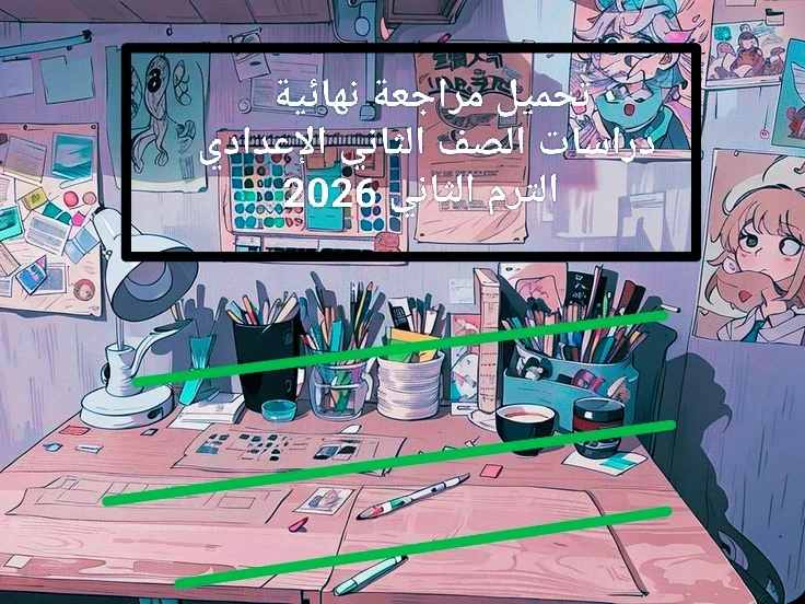 image about 📚 تحميل مراجعة نهائية دراسات اجتماعية للصف الثاني الإعدادي الترم الثاني 2026 PDF برابط مباشر