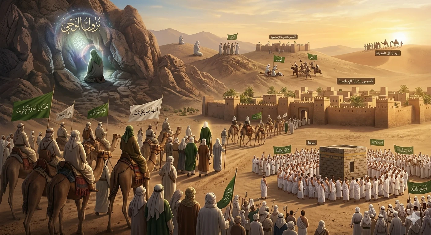 image about السيرة النبوية نور يهدي البشرية إلى طريق الحق