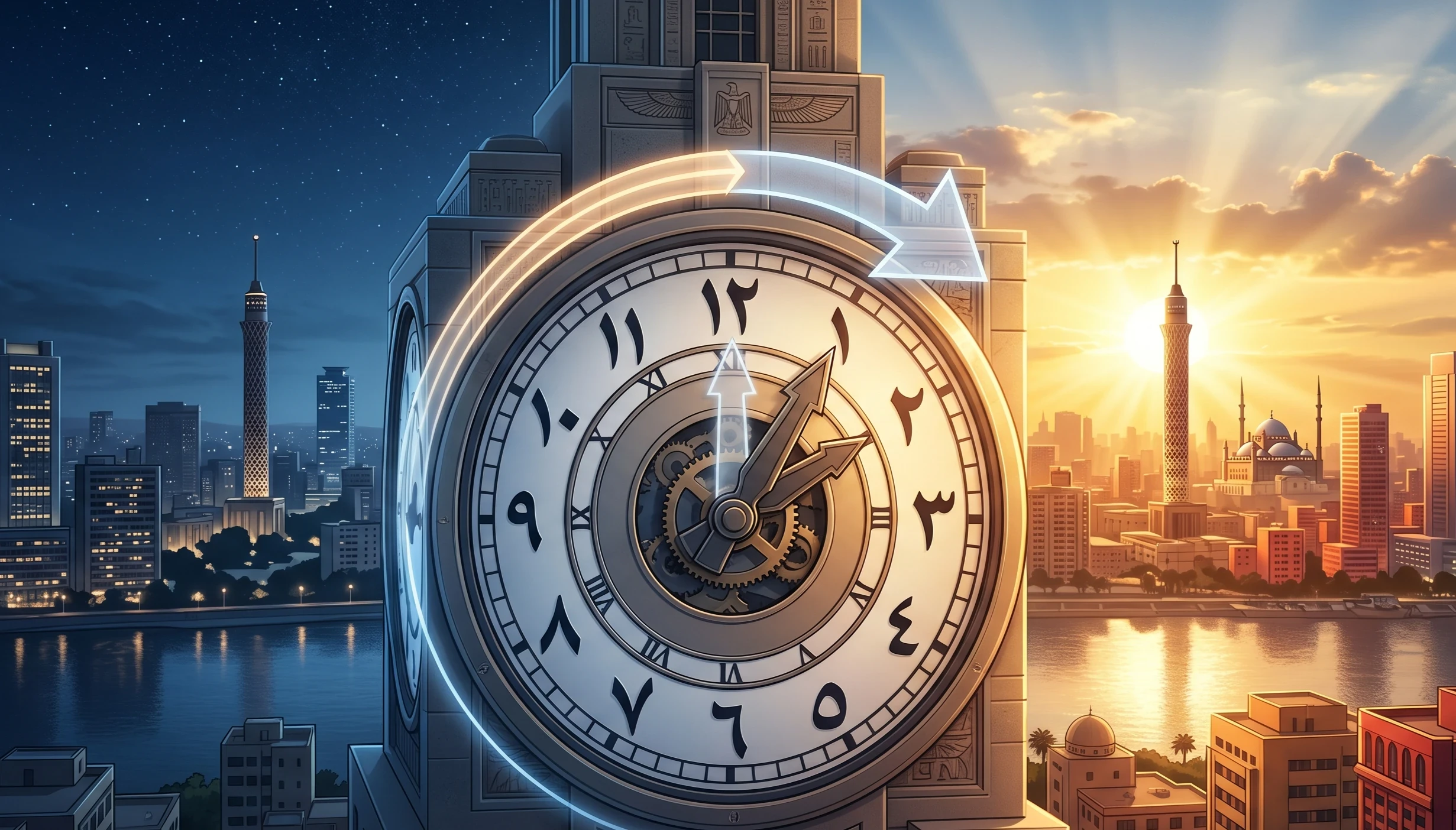 image about تغيير الساعة في مصر 2026: كل ما تحتاج معرفته قبل أن تفوتك ساعة كاملة