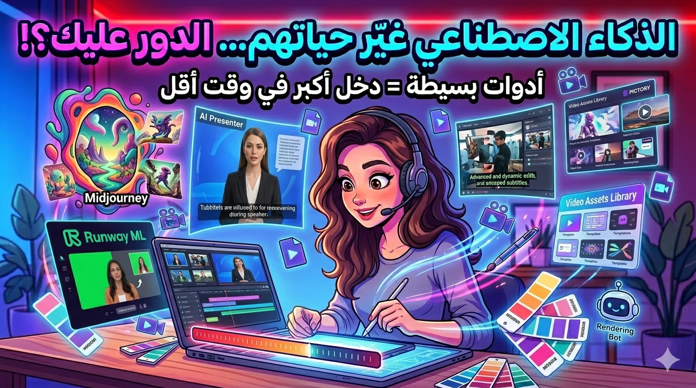 image about أفضل أدوات الذكاء الاصطناعي 2026: دليل شامل لزيادة دخلك وإنتاجيتك