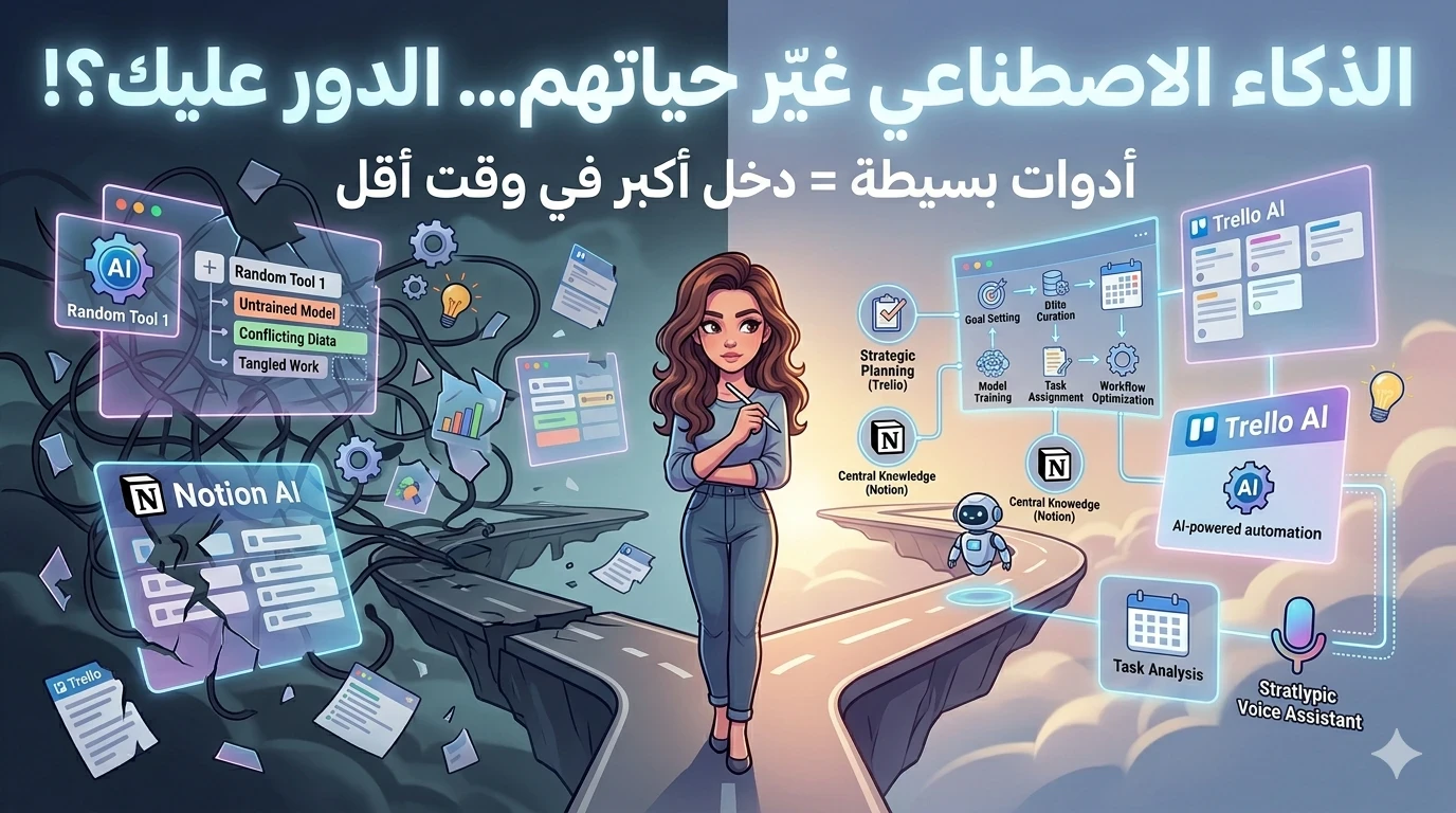 image about أفضل أدوات الذكاء الاصطناعي 2026: دليل شامل لزيادة دخلك وإنتاجيتك