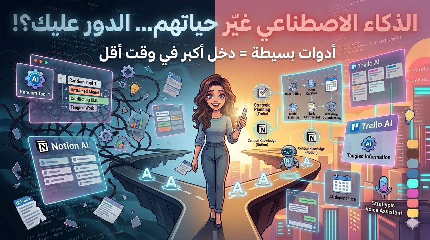 image about أفضل أدوات الذكاء الاصطناعي 2026: دليل شامل لزيادة دخلك وإنتاجيتك