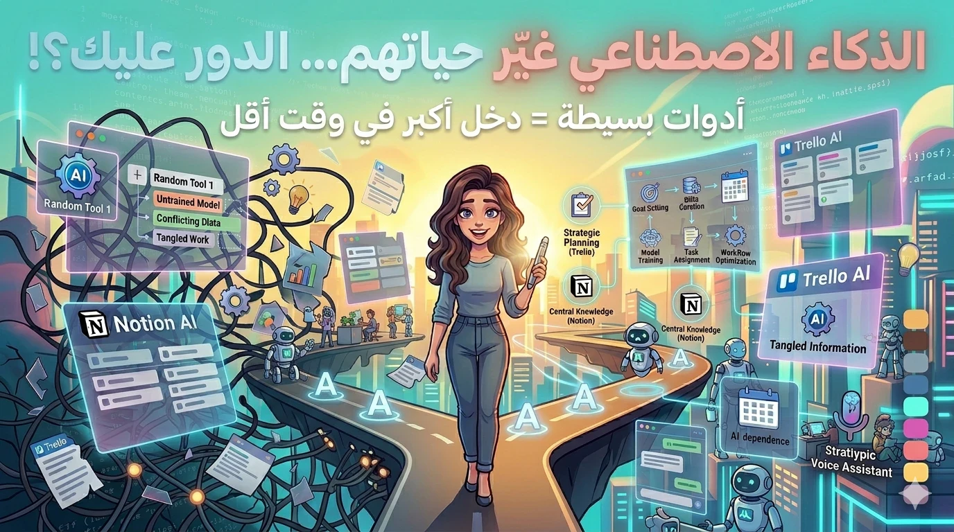 image about أفضل أدوات الذكاء الاصطناعي 2026: دليل شامل لزيادة دخلك وإنتاجيتك