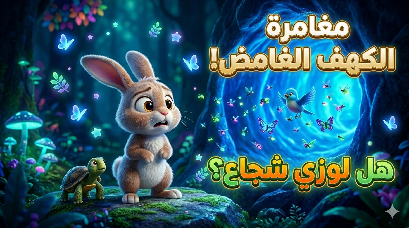 image about مغامرة الأرنب لوزي والكهف المضيء