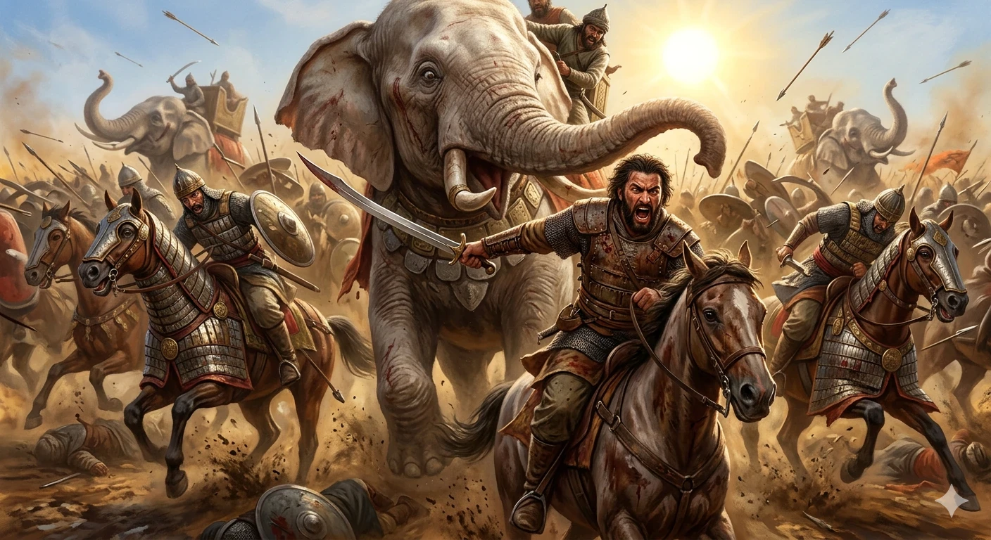 image about القعقاع بن عمرو: فارس الإسلام وقائد الانتصارات في الفتوحات