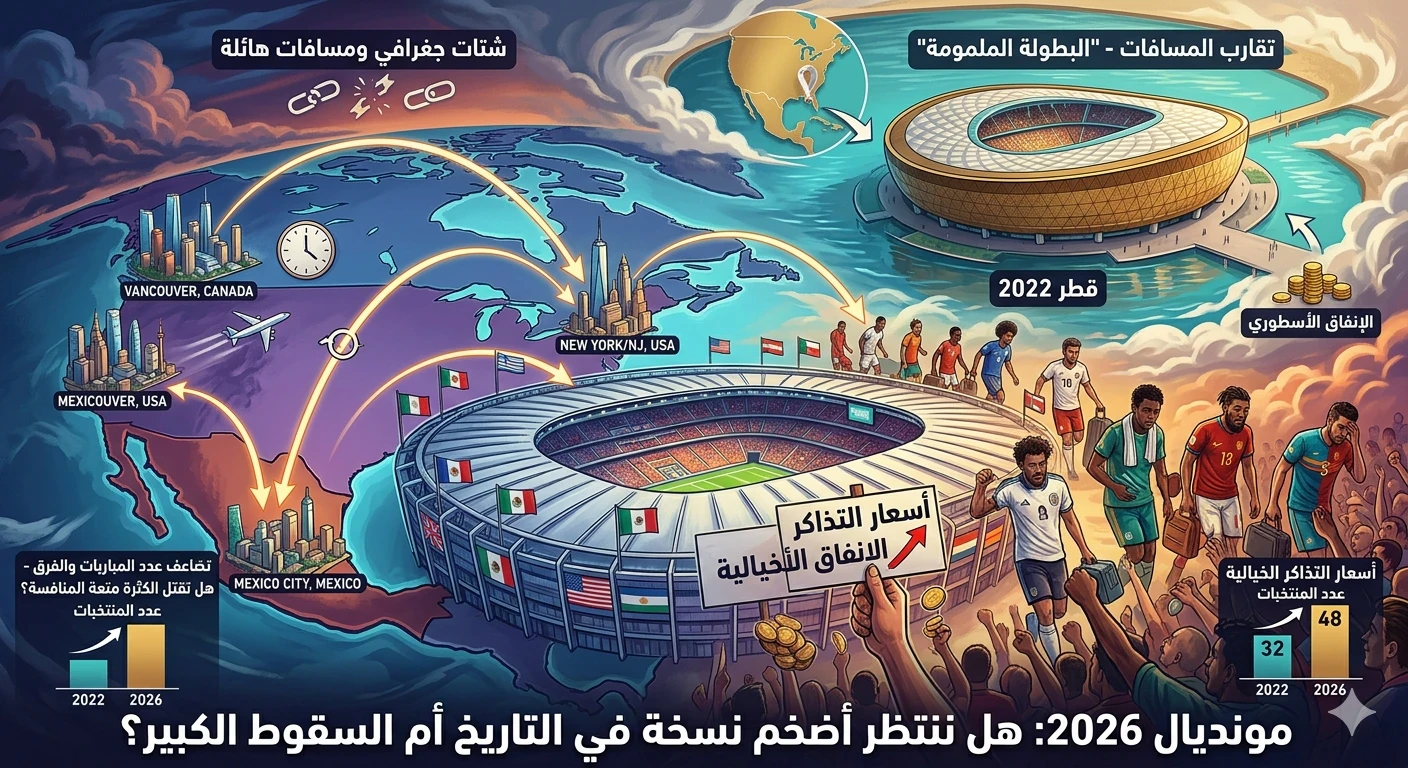 image about مونديال 2026: هل ننتظر أضخم نسخة في التاريخ أم السقوط الكبير؟