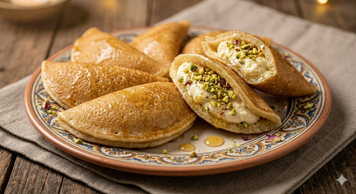 image about سر القطايف المثالية: الطريقة الاحترافية لتحضير أشهى حلوى رمضانية في المنزل