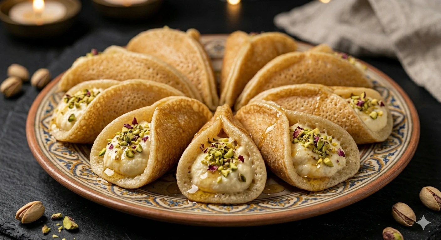 image about سر القطايف المثالية: الطريقة الاحترافية لتحضير أشهى حلوى رمضانية في المنزل