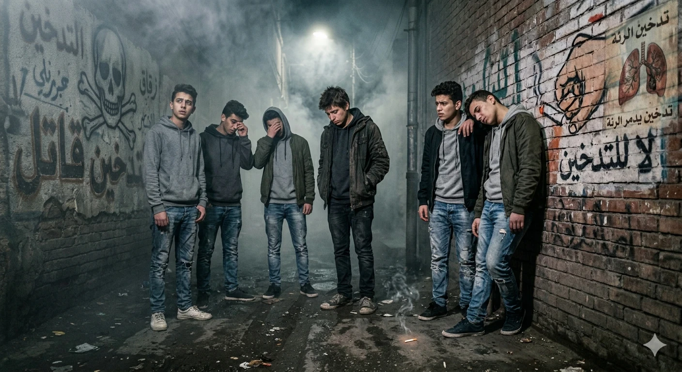 image about انتشار التدخين بين المراهقين مؤخرا