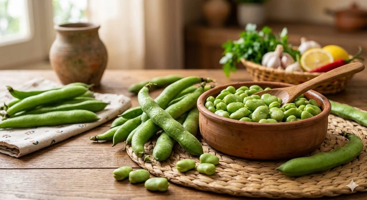 image about تناول الفول الاخضر تسبب في نقل دم