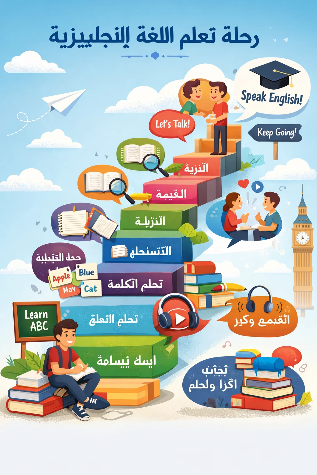 image about ابدأ اليوم: طريقك لتعلم الإنجليزية بسهولة🧠✨