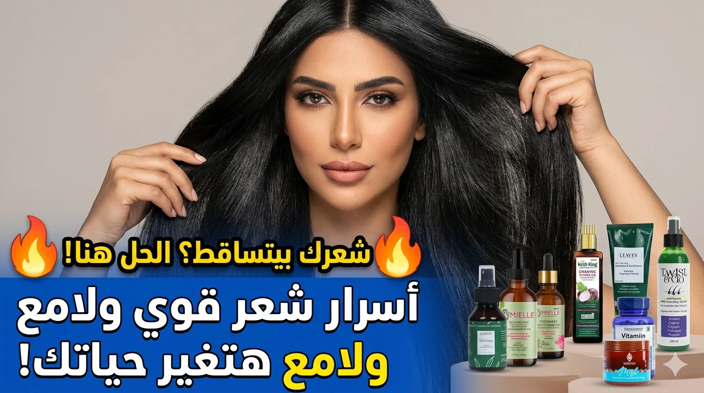 image about سر الشعر الصحي واللامع: دليلك الشامل للعناية بالشعر من الجذور حتى الأطراف