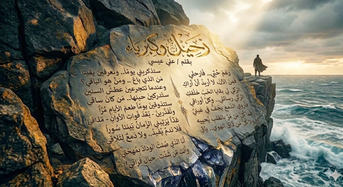 image about  بين انكسار الوفاء وسحر التجلي