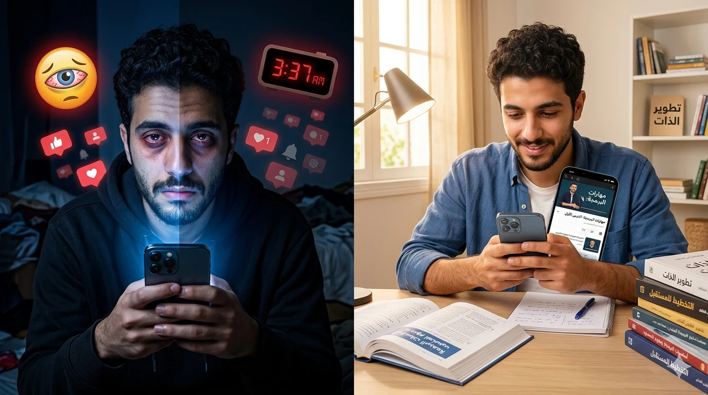 image about أضرار استخدام الهاتف الذكي وكيفية الاستفادة منه بشكل صحيح