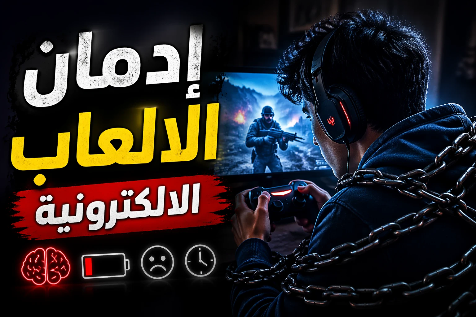 image about إدمان الألعاب الإلكترونية: عندما يتحول الترفيه إلى خطر يهدد الحياة 💀😵