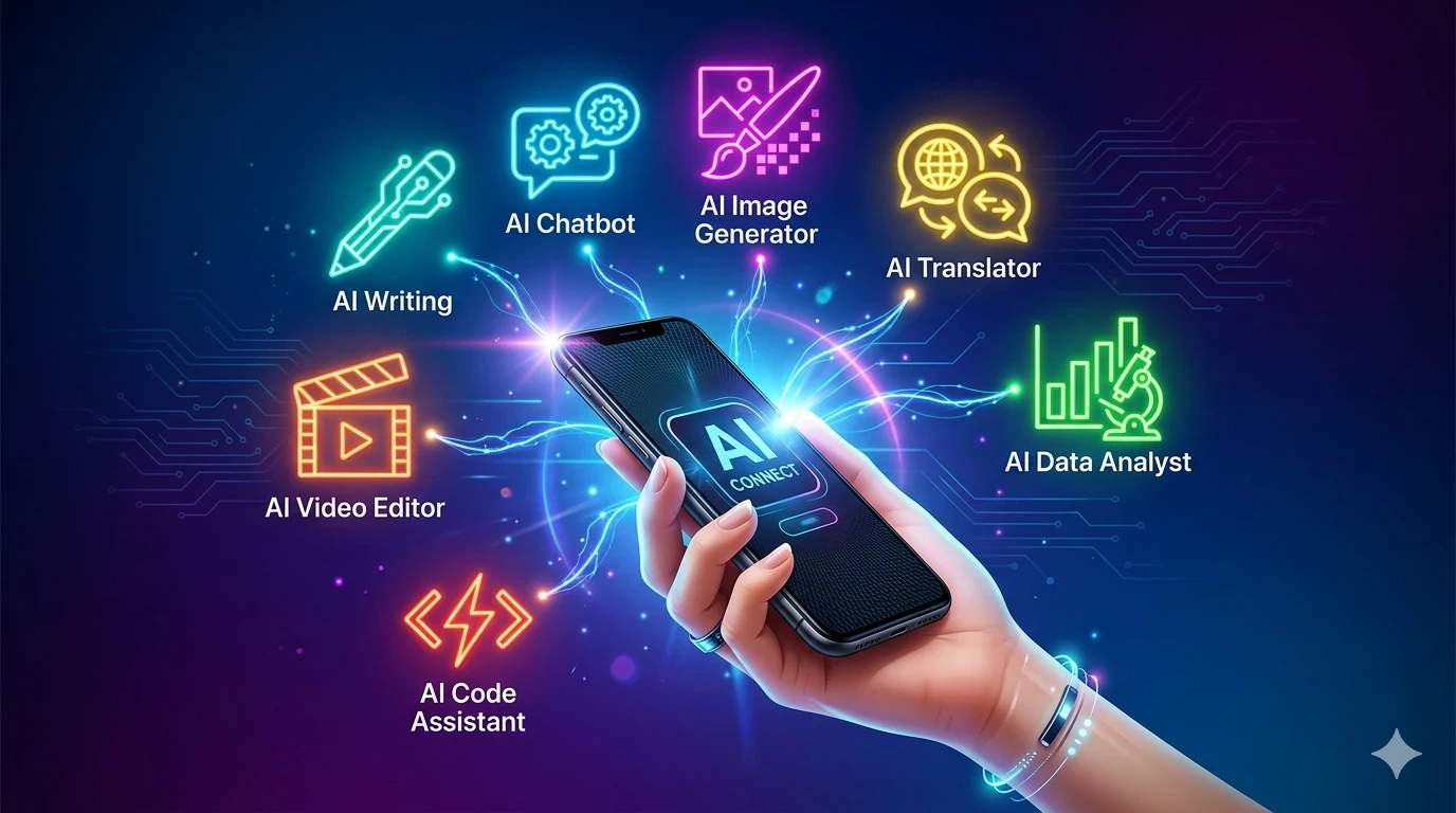 image about أفضل 7 أدوات ذكاء اصطناعي مجانية في 2026 ستغير طريقة عملك إلى الأبد