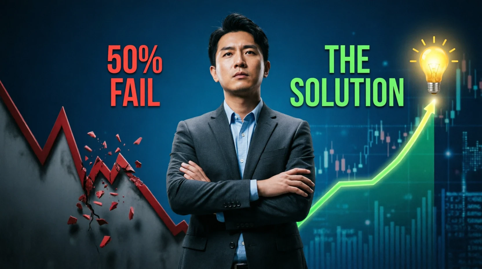 image about  50% من المشاريع تموت في 5 سنوات: كيف لا تكون من الإحصائية؟ الأخطاء القاتلة والحلول الذكية