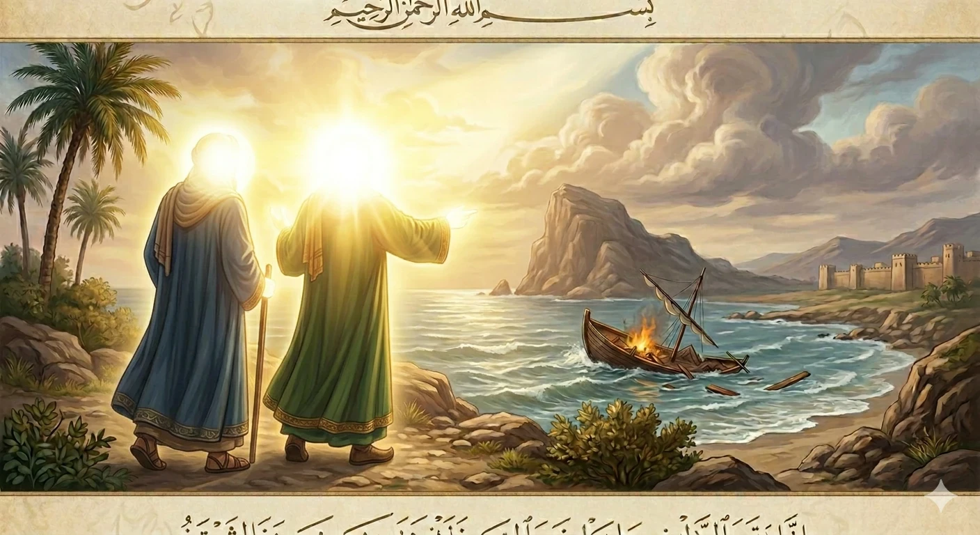 image about رحلة الحكمة الخفية: قصة سيدنا موسى والخضر التي أدهشت العقول ✨