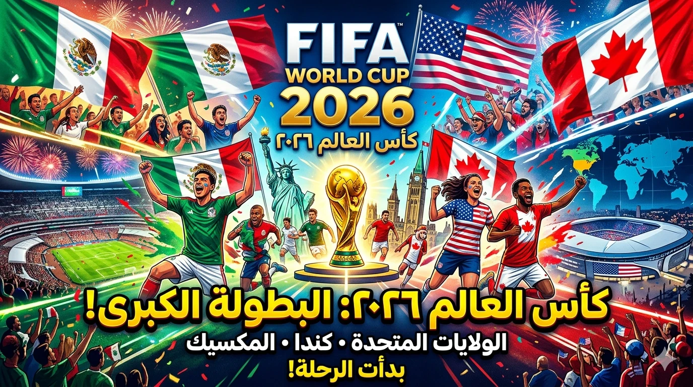 image about كأس العالم 2026: أكبر بطولة في التاريخ بنظام جديد ومفاجآت منتظرة