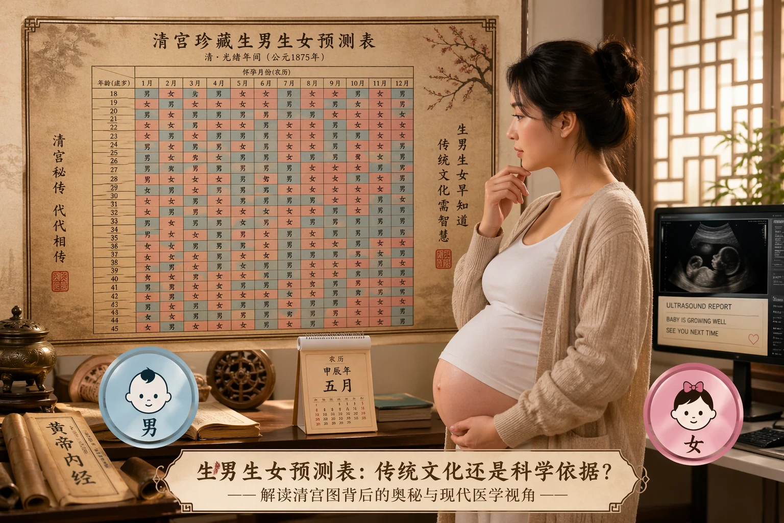 image about 	 الجدول الصيني 2026 للحمل بولد