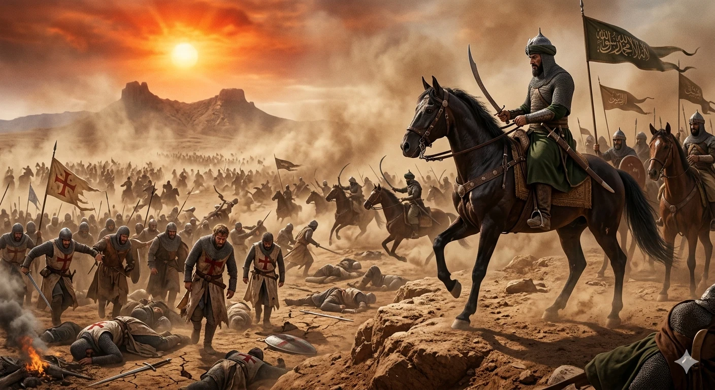 image about حطين: اليوم الذي انكسر فيه الوهم وولد فيه المجد