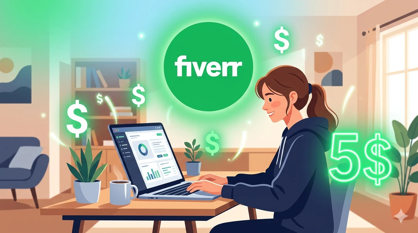image about من 5 دولارات إلى دخل ثابت: كيف تنطلق بـ Fiverr