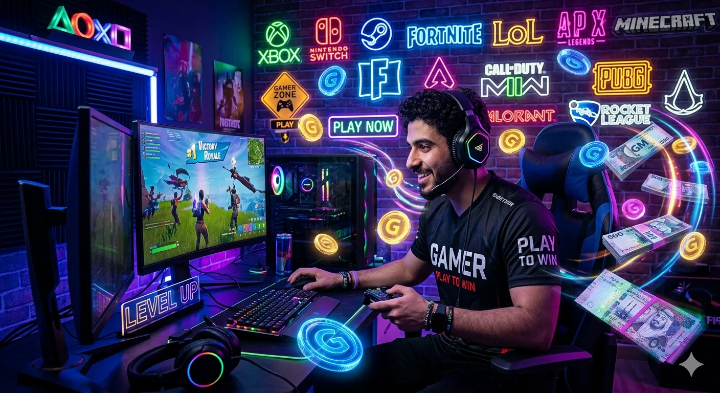 image about أشهر الألعاب التي تربح منها المال: دليلك العملي لتحويل اللعب إلى دخل