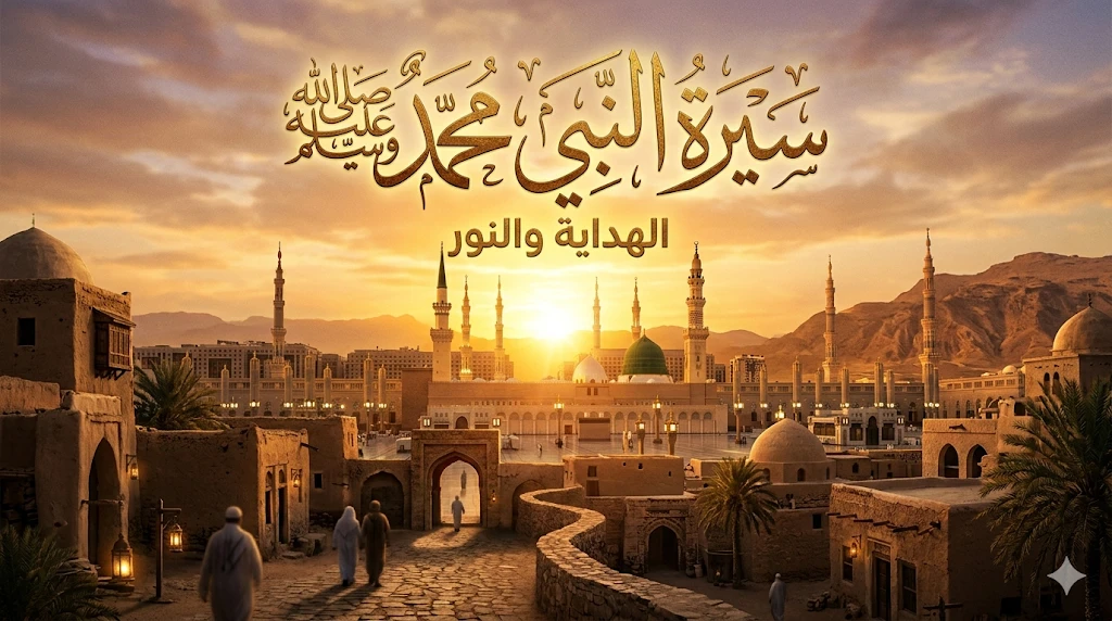 image about سيرة النبي محمد ﷺ: نور الهداية وبناء أعظم حضارة إنسانية