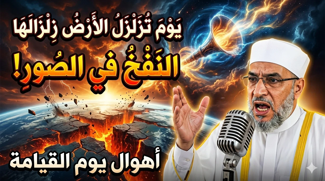 image about النفخ في الصور وزلزلة الأرض: مشاهد مهيبة من أهوال يوم القيامه
