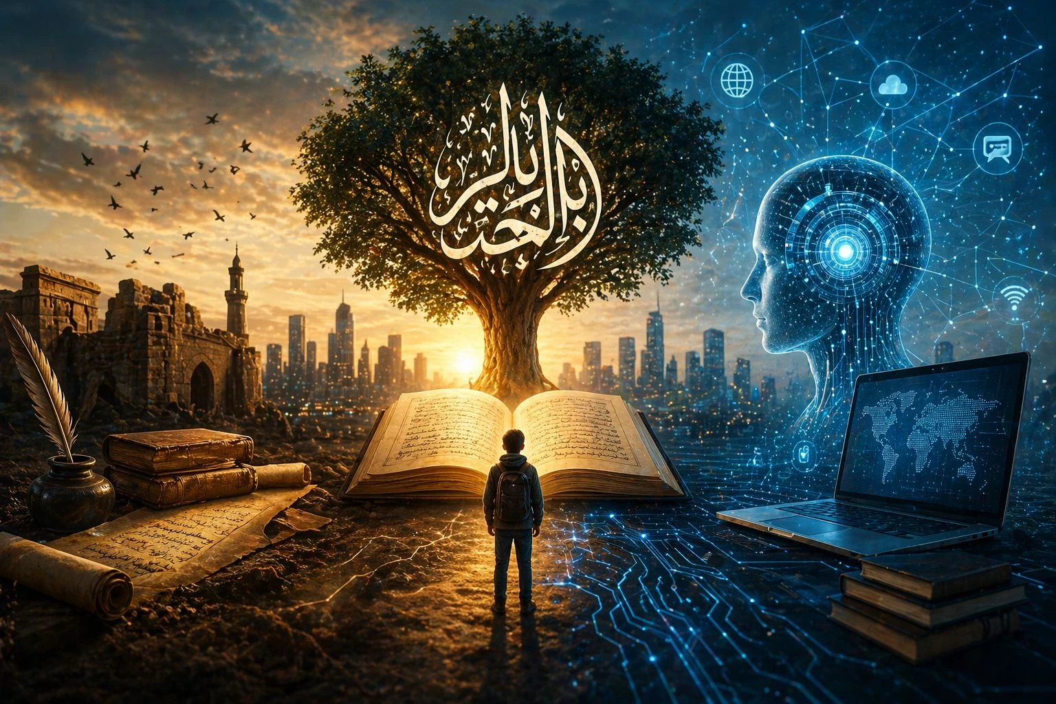 image about هل اللغة العربية في خطر في عصر العولمة والذكاء الاصطناعي؟