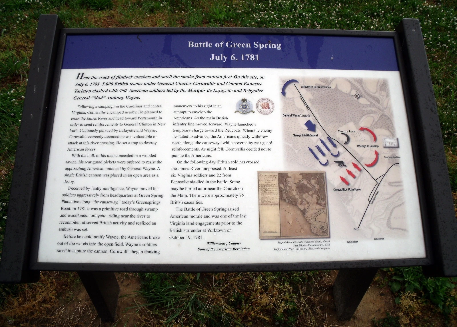 image about معركة جرين سبرينغ (1781): كمين بريطاني قبل يوركتاون
