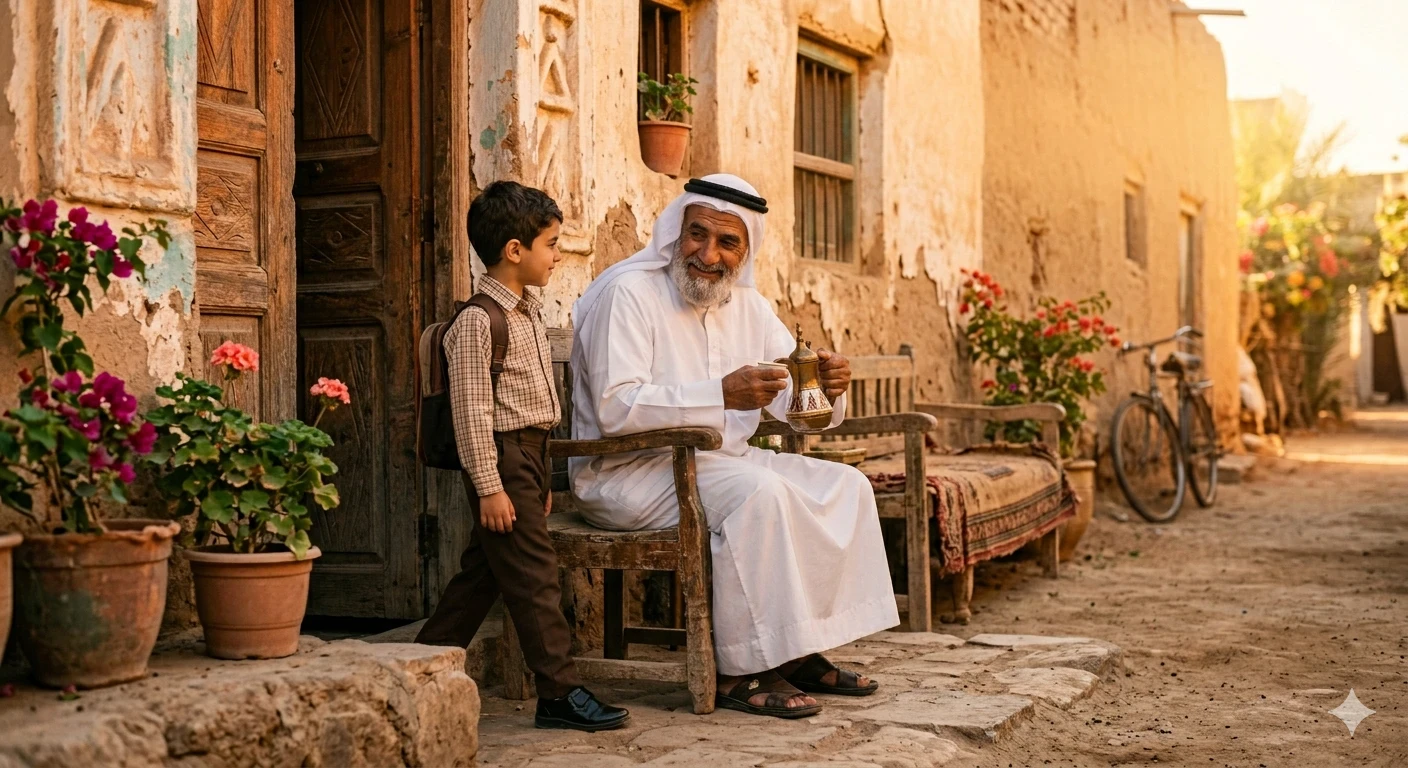 image about علم إبنك أن يقبل رأسك بدلاً من يدك..كي يتعلم الشموخ بدلاً من الإنحناء