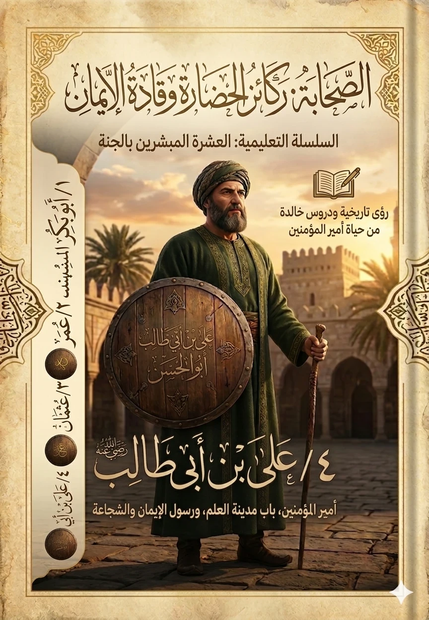 image about العشرة المبشرين بالجنة  (٤)علي بن أبي طالب رضي الله عنه… سيرة الإمام الذي جمع بين الشجاعة والعلم والعدل