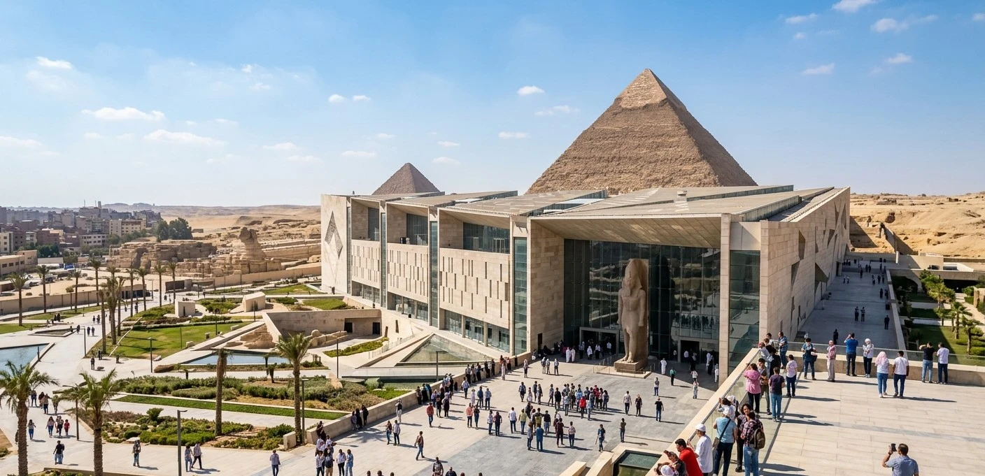 image about The Grand Egyptian Museum: A Gateway to Ancient Wonders 🏛️✨