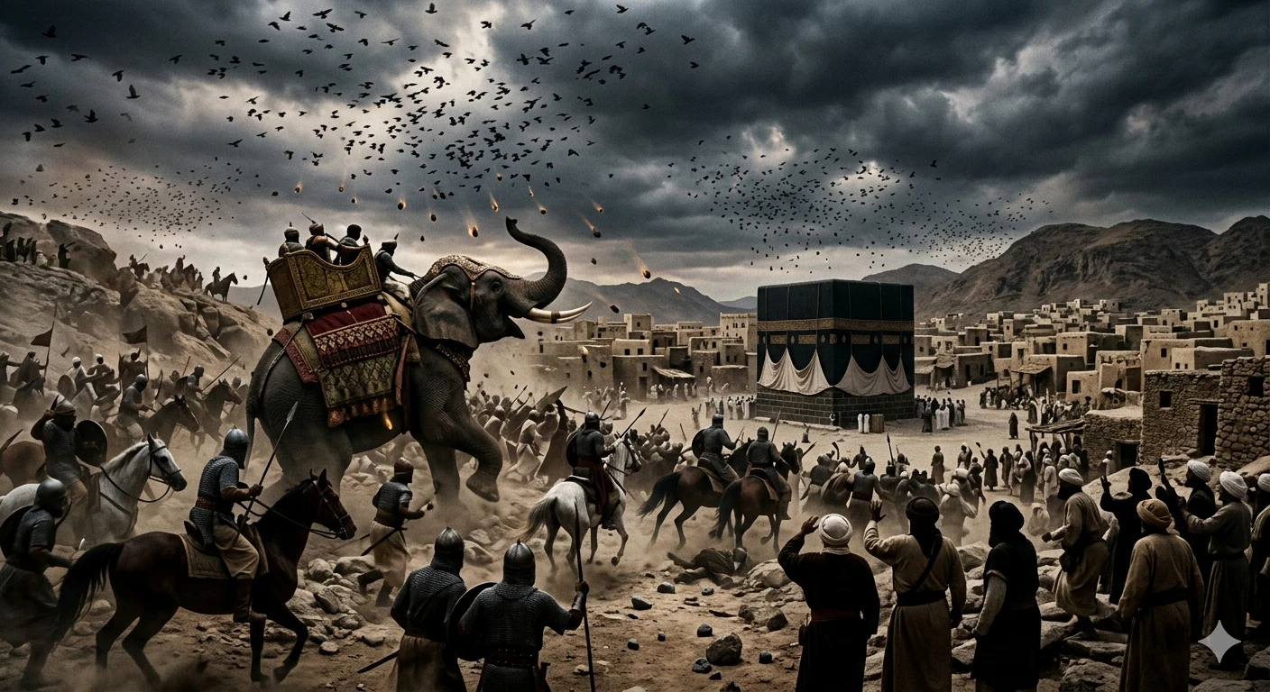 image about مولد النبي صلى الله عليه وسلم في عام الفيل: بداية النور بعد المعجزة