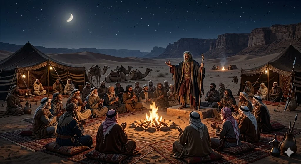 image about الشعر الجاهلي يمثل الصحراء ويمثل العرب 