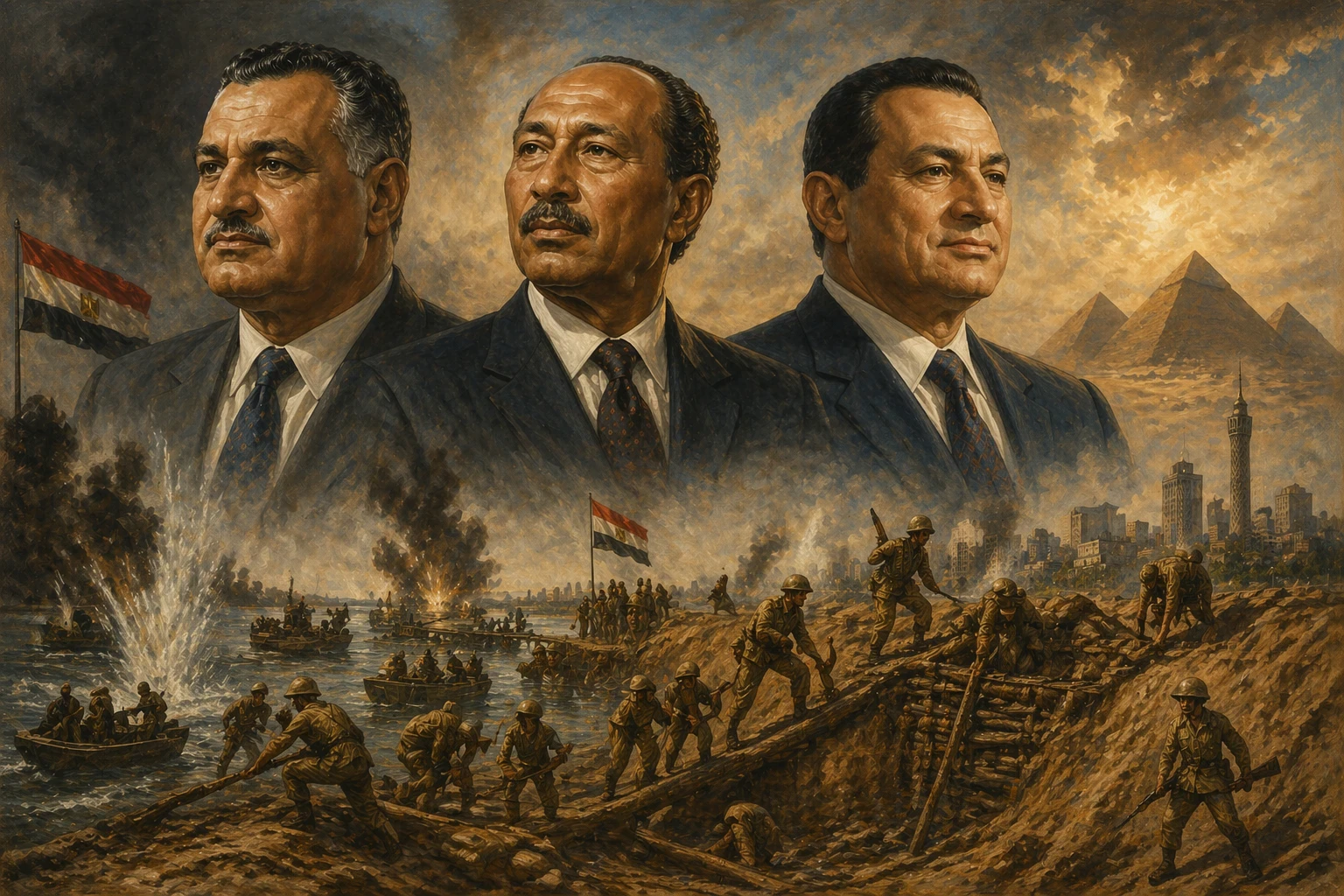 image about من نكسة 1967 إلى حرب أكتوبر والسلام: تاريخ مصر الحديث (1965–1980)