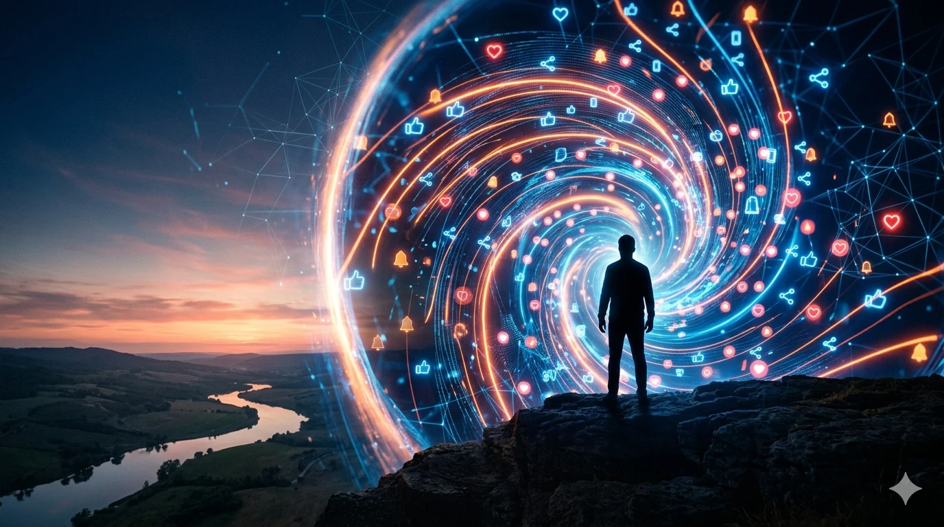 image about كيف أعادت منصات التواصل صياغة الوعي البشري وهندسة الواقع الجديد؟