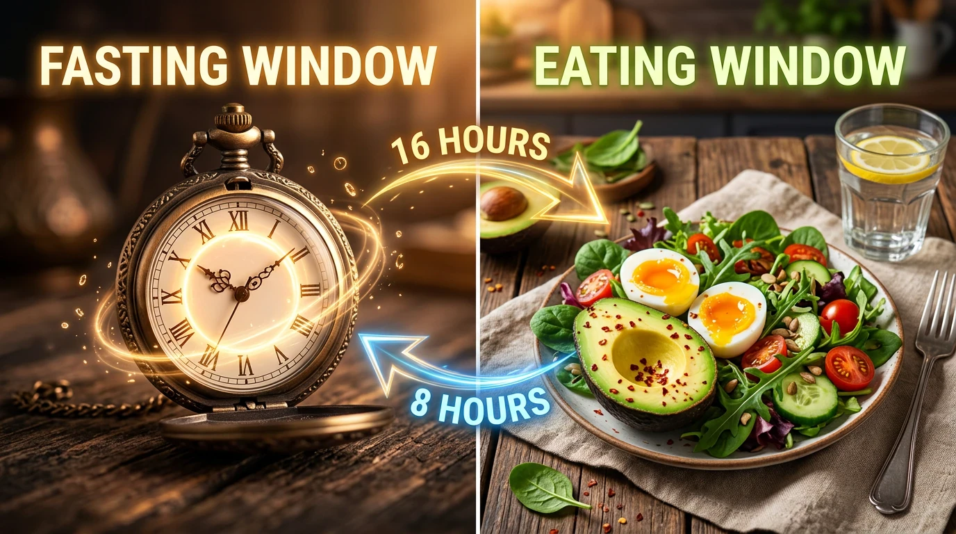 image about   الصيام المتقطع: السر العلمي لخسارة الوزن وتجديد شباب الجسم بدون حرمان