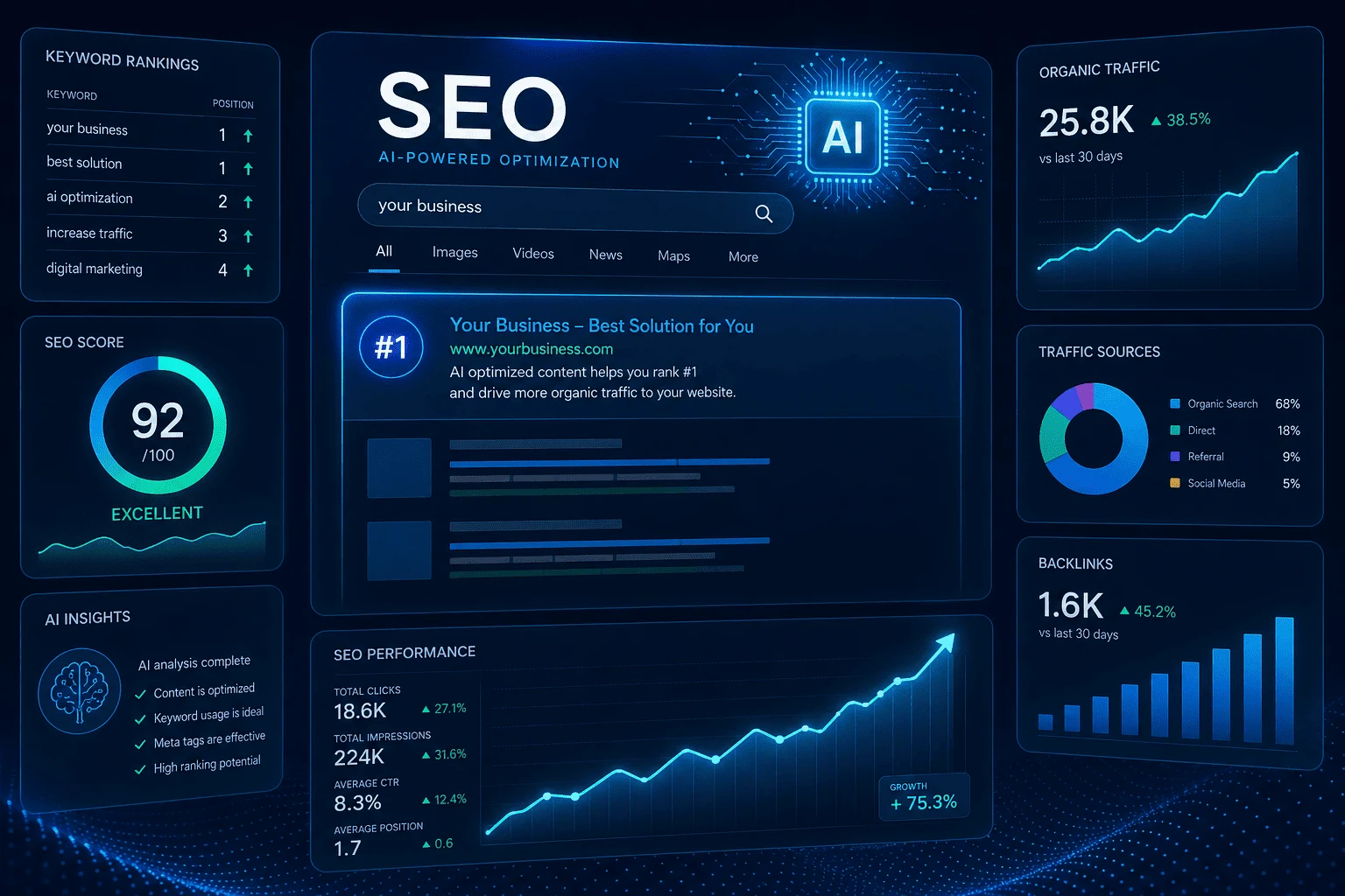 image about استخدامات الذكاء الاصطناعي في التسويق الرقمي وSEO