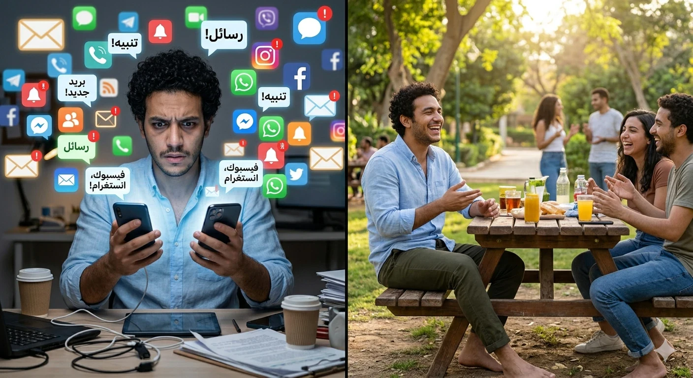 image about يوم واحد بدون شاشات هل تقدر تعيشه؟