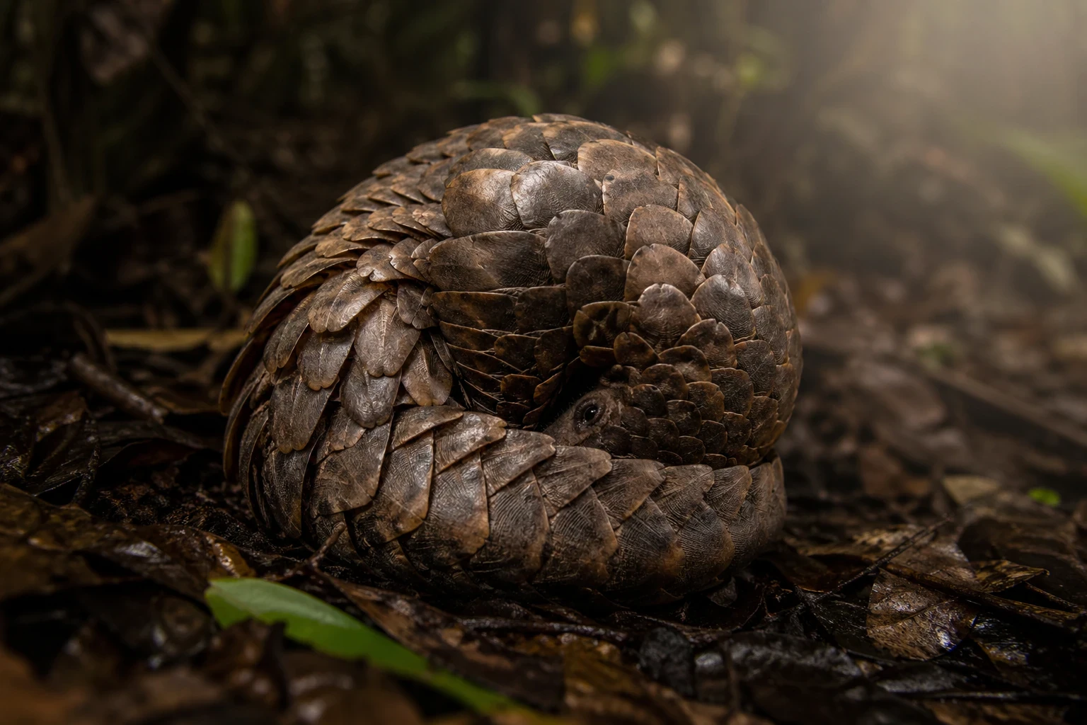 image about حيوان البنغول الكائن الغامض ذو الدروع الطبيعية