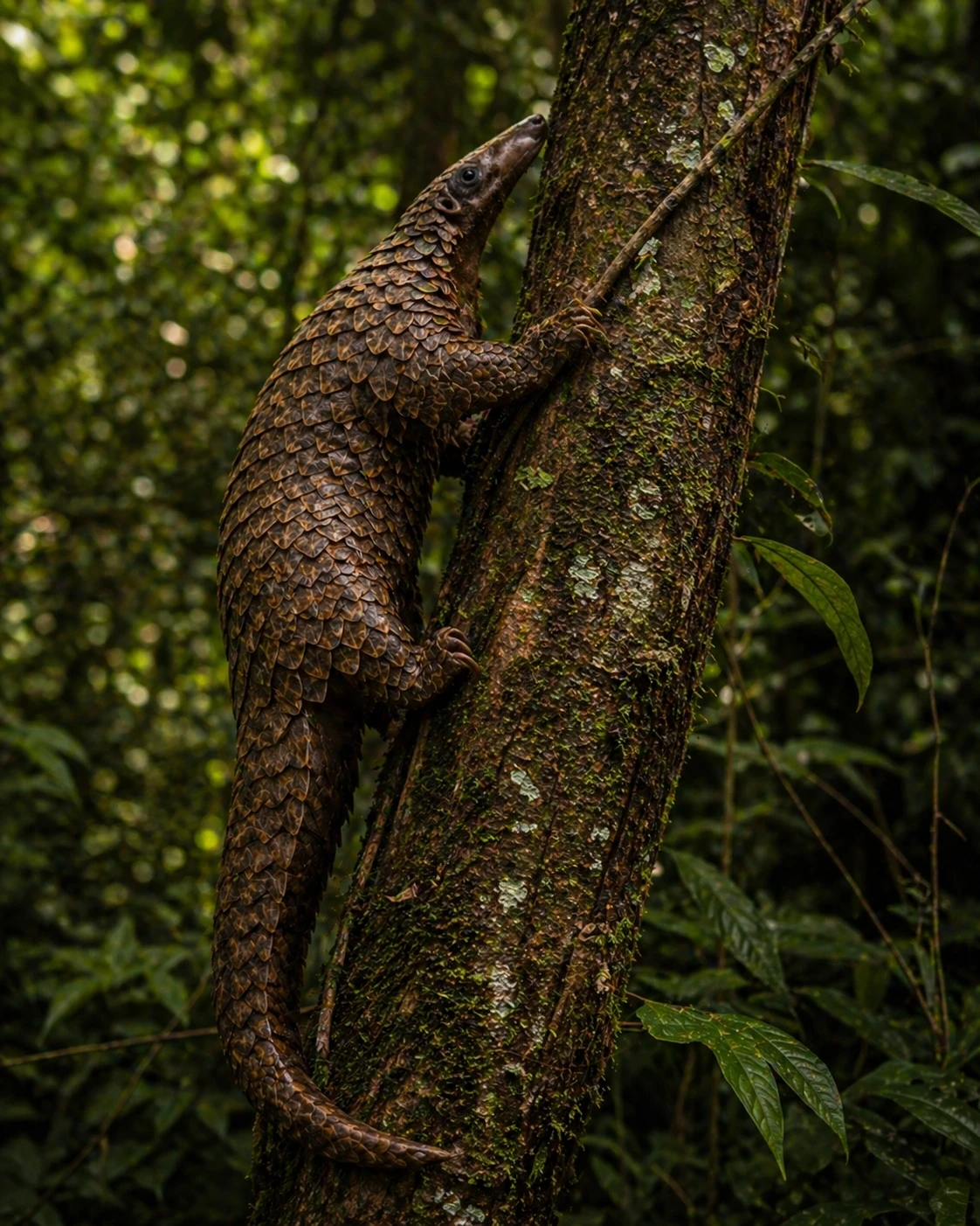 image about حيوان البنغول الكائن الغامض ذو الدروع الطبيعية