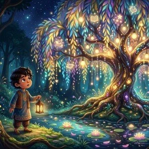 image about ​بدر وشجرة الأسرار المضيئة