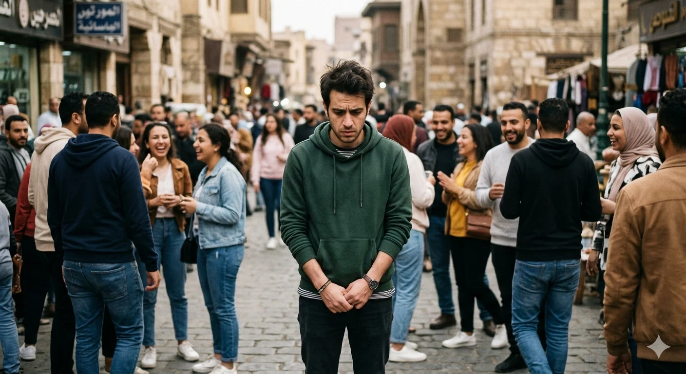 image about الرهاب الاجتماعي: عندما يتحول القلق إلى حاجز بينك وبين الحياة