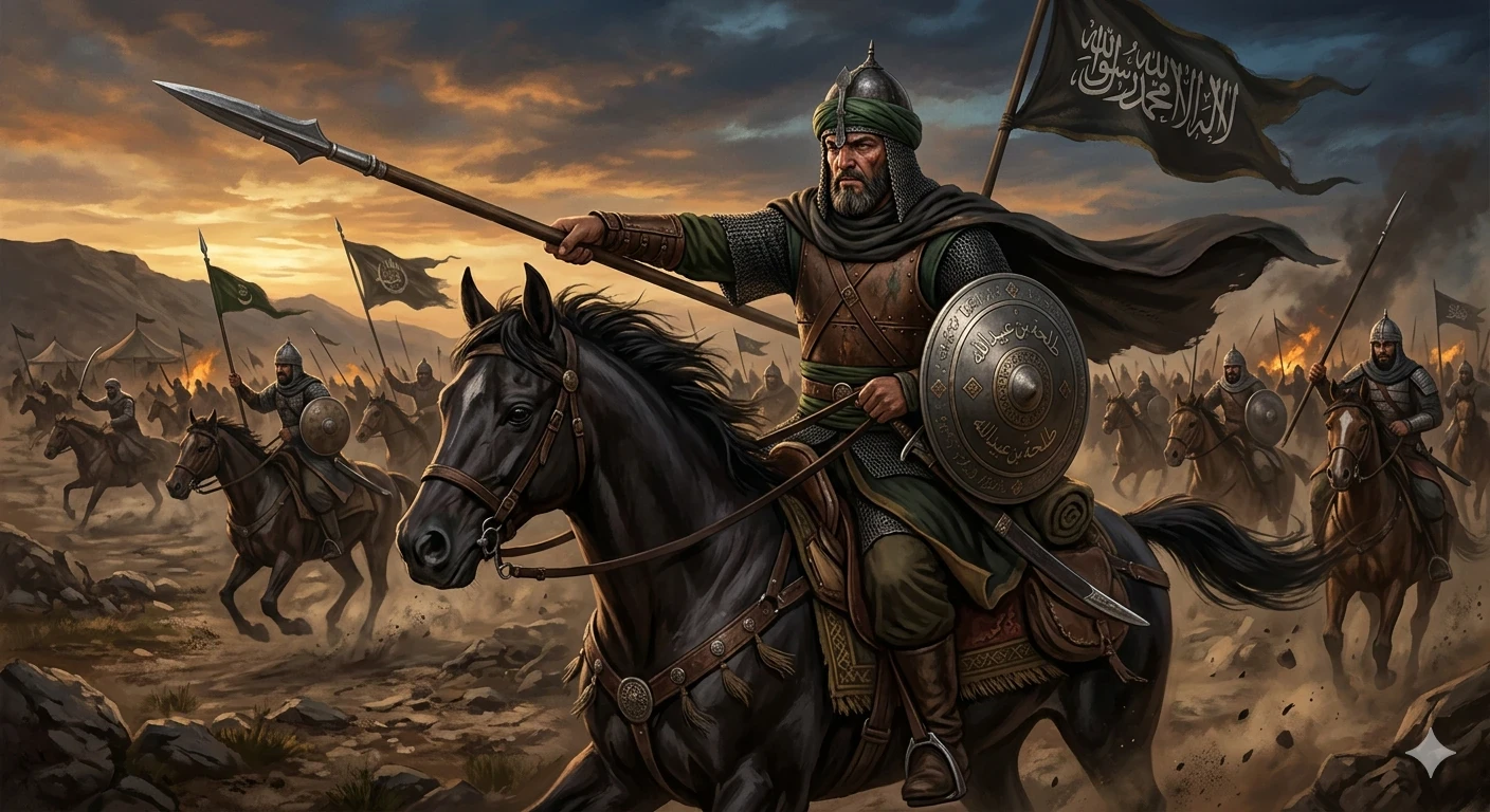 image about طلحة بن عبيد الله:شهيد يمشي علي الارض