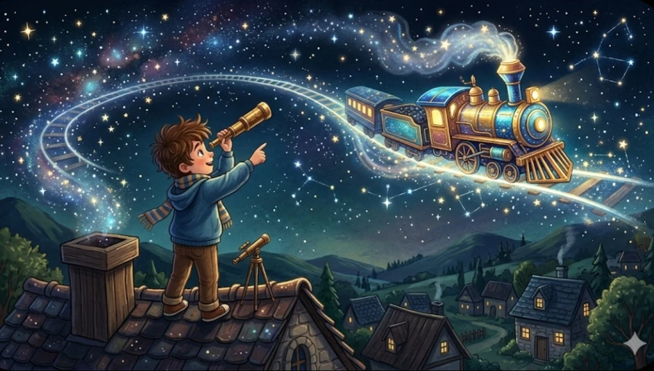 image about ​فارس وقطار النجوم المفقودة