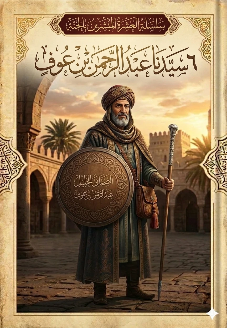 image about العشرة المبشرين بالجنة (٦) عبد الرحمن بن عوف رضي الله عنه: نموذج الغني الشاكر والتاجر الصادق في ميزان الإسلام