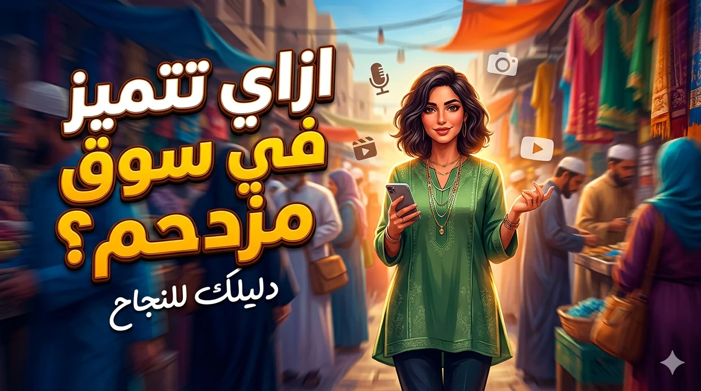 image about ازاي تبني مهارة تميزك في سوق مزدحم؟ مش الأقوى هو اللي بيكسب… المختلف هو اللي بيكسب
